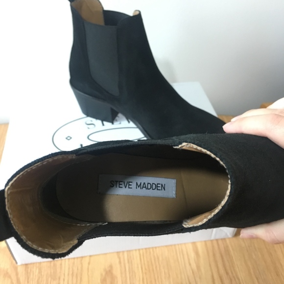 NIB STEVE MADDEN Chaselyn Suede Boots - Picture 4 of 8